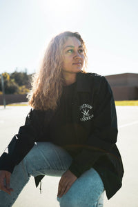 Classic Black Windbreaker